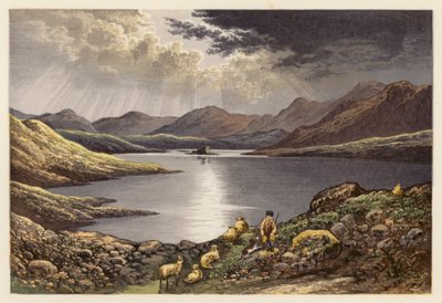 Scottish Loch Scenery: Loch Doon by Alexander Francis (after) Lydon