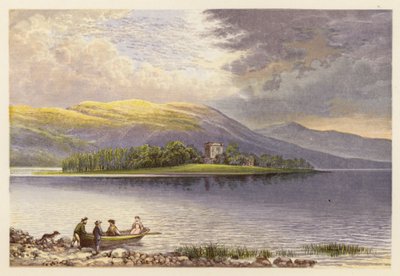 Scottish Loch Scenery: Loch Leven by Alexander Francis (after) Lydon