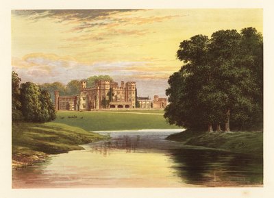 Sundorne Castle, Shropshire, England (engraving) by Alexander Francis (after) Lydon