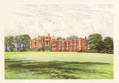 Temple Newsam, Yorkshire, England (engraving) by Alexander Francis (after) Lydon