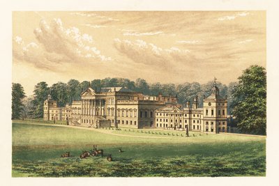 Wentworth Woodhouse, Yorkshire, England, 1880 (engraving) by Alexander Francis (after) Lydon