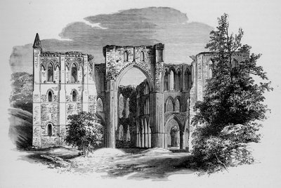 Choir, from North, Rievaulx Abbey by Alexander Francis Lydon