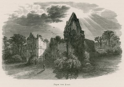 Dryburgh Abbey, From the East by Alexander Francis Lydon