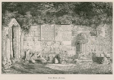 Dryburgh Abbey, The High Altar by Alexander Francis Lydon