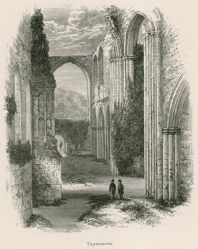 Furness Abbey, Transepts by Alexander Francis Lydon