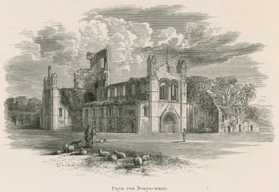 Kirkstall Abbey, From the North-West by Alexander Francis Lydon