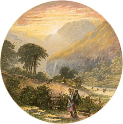 Lake District Scene by Alexander Francis Lydon
