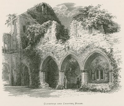 Netley Abbey, Cloisters and Chapter House by Alexander Francis Lydon
