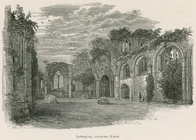 Netley Abbey, Interior, Looking East by Alexander Francis Lydon
