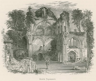 Netley Abbey, South Transept by Alexander Francis Lydon