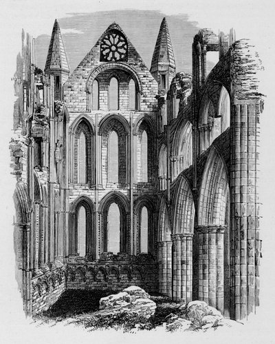 North Transept, Whitby Abbey by Alexander Francis Lydon