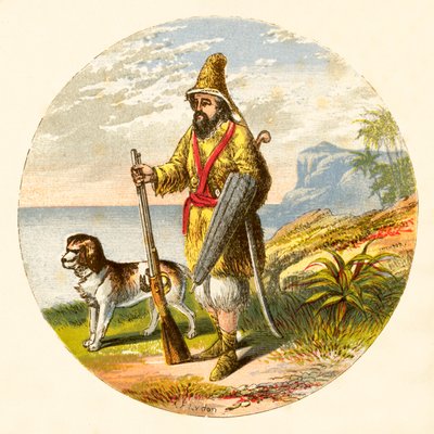 Robinson Crusoe by Alexander Francis Lydon
