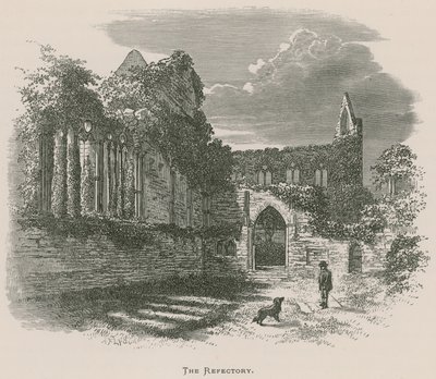 Tintern Abbey, The Refectory by Alexander Francis Lydon