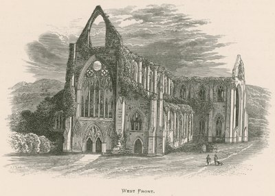 Tintern Abbey, West Front by Alexander Francis Lydon