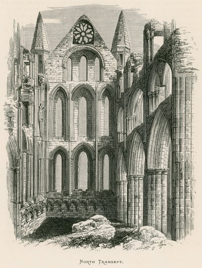 Whitby Abbey, North Transept by Alexander Francis Lydon