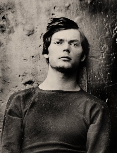 Lewis Powell in Wrist Irons Aboard the USS Saugus by Alexander Gardner