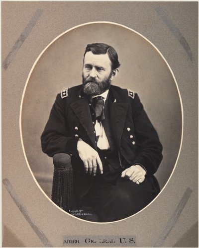 Platinum Rice Print of Ulysses S. Grant, 1865, Printed 1901 by Alexander Gardner
