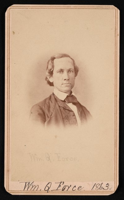 Portrait of William Quereau Force by Alexander Gardner