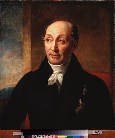 Portrait of the Secretary of State Count Mikhail Speransky by Alexander Grigoryevich Varnek
