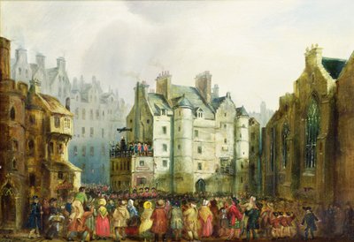 The Execution of Deacon Brodie and George Smith by Alexander Hay Ritchie
