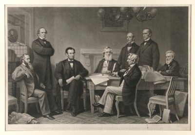 The First Reading of the Emancipation Proclamation Before the Cabinet by Alexander Hay Ritchie