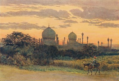 Sunset Behind the Ibrahim Roza, Bijapur by Alexander Henry Hallam Murray