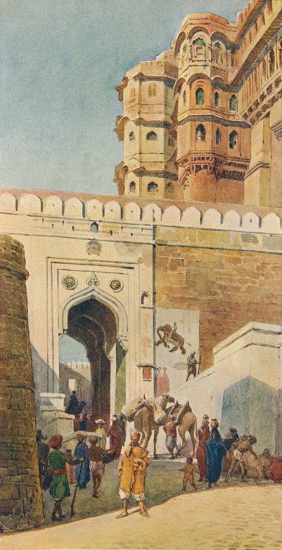 The Ascent to the Palace, Jodhpur, c1880 1905 by Alexander Henry Hallam Murray