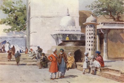 The Cauldron at the Entrance to the Dargah, Ajmere by Alexander Henry Hallam Murray