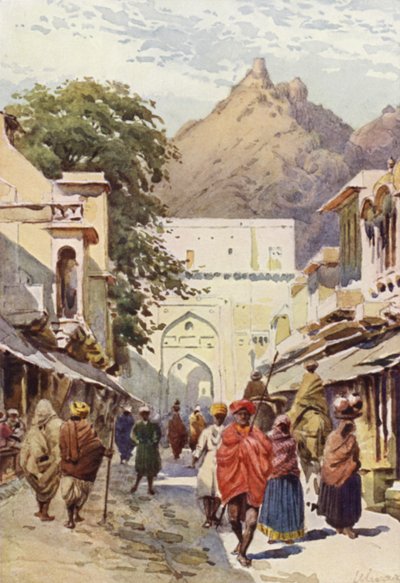 The Main Street of Alwar by Alexander Henry Hallam Murray