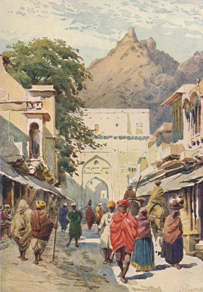 The Main Street of Alwar, c1880 1905 by Alexander Henry Hallam Murray