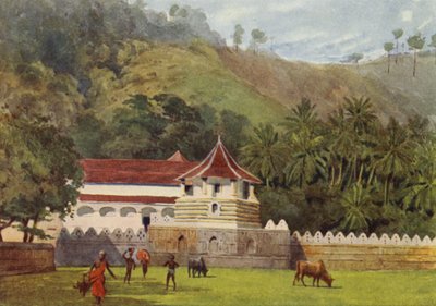 The Temple of the Tooth, Kandy, Exterior by Alexander Henry Hallam Murray
