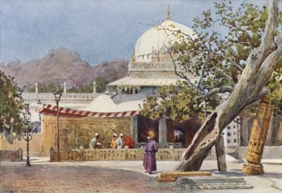 The Tomb of Khwajah Muin-ud-Din Chisti, in the Dargah, Ajmere by Alexander Henry Hallam Murray