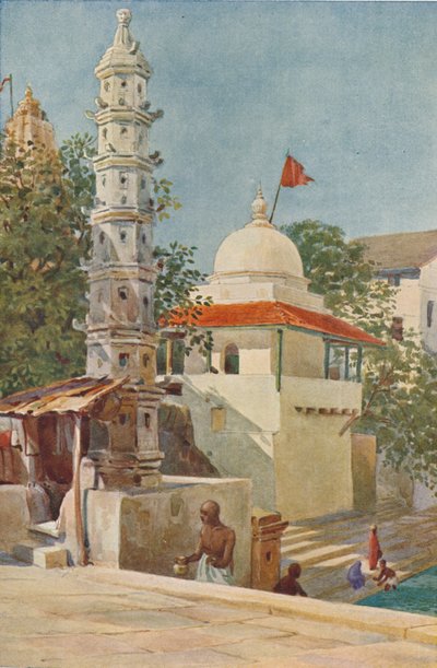 The Walkeshwar Temple, Bombay by Alexander Henry Hallam Murray