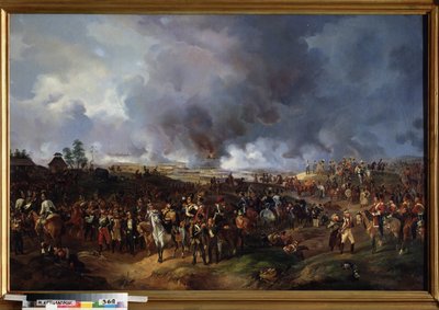 The Battle of Nations at Leipzig (Germany), October 1813. Painting by Alexander Ivanovich Sauerweid (1783-1844) by Alexander Ivanovich Sauerweid