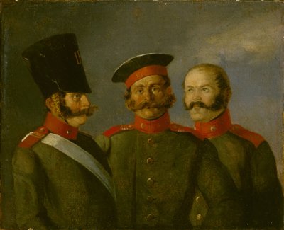 Tsar Nicholas I Life Guards by Alexander Ivanovich Sauerweid