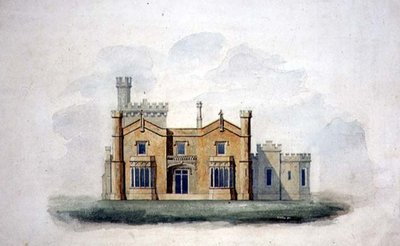 Design for Lyndhurst House in Terry Town, New York by Alexander Jackson (attr. to) Davis