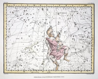 The Constellations (Plate IV) Auriga, Camelopaardalis, Telescopium Herschelli, from 
