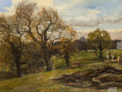 Cadzow Forest, c.1860 by Alexander Jnr. Fraser