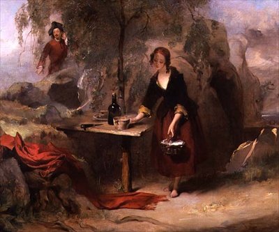 Alice, the Daughter of Donald Beanham Preparing Breakfast for Edward Waverley by Alexander Johnston
