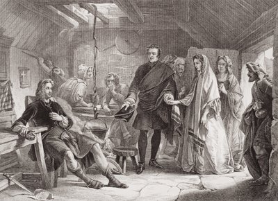 The First Meeting of Prince Charles and Flora Macdonald on the Island of South Uist, 1747, from 