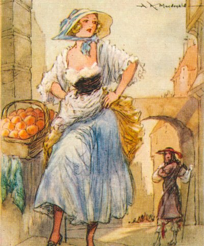 Eleanor Nell Gwyn, English Born Mistress of King Charles II by Alexander K. MacDonald