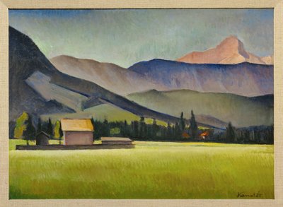 Daniel-peak in the Zugspitz-mountains, Bavaria by Alexander Kanoldt