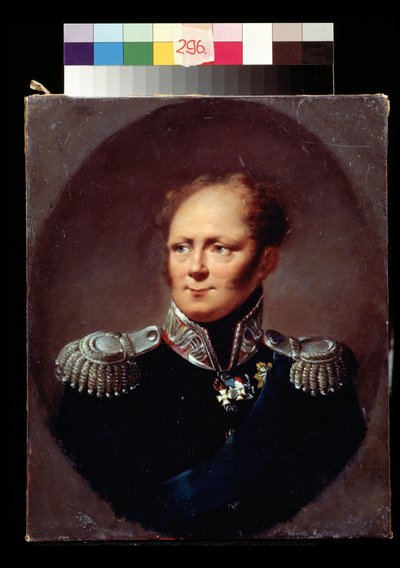 Portrait of the Emperor Alexander I by Alexander Molinari