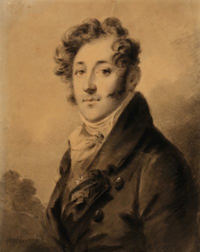 Portrait of Konstantin Yakovlevich Bulgakov by Alexander Molinari