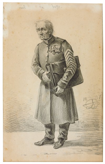 A Veteran of the Imperial Russian Army, 1837 by Alexander Orlowski