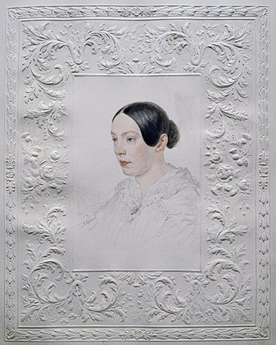 Portrait of Adelaida Alexandrovna Senkovskaya, End 1840s by Alexander Pavlovich Briullov