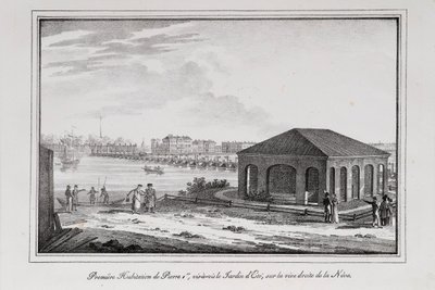 Cabin of Peter the Great (Series Views of Saint Petersburg) by Alexander Pluchart