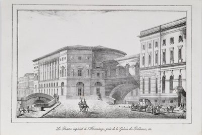 The Hermitage Theatre in Saint Petersburg (Series Views of Saint Petersburg) by Alexander Pluchart