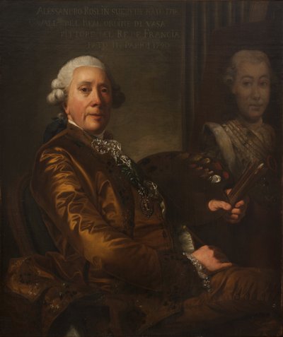 Self-Portrait by Alexander Roslin
