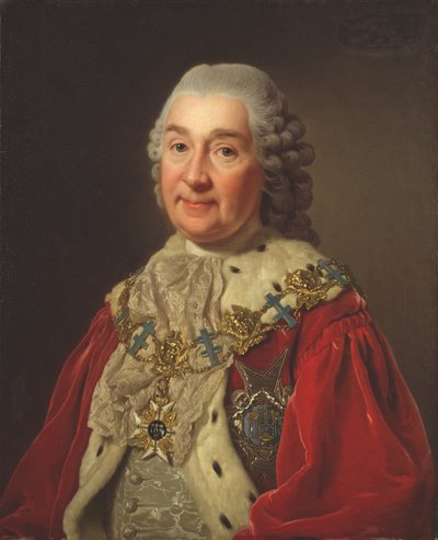 Carl Fredrik Scheffer (1715-1786), Count and Councillor of State, 1775 by Alexander Roslin